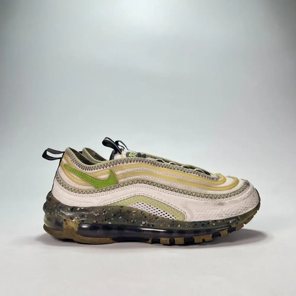 Nike Air Max 97 Terrascape Phantom Vivid Green Olive Aura DJ5019 002 Mens Size 7